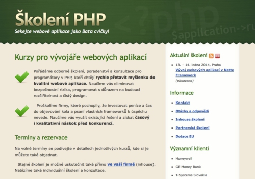SkoleniPHP.cz